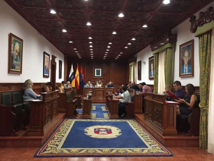 Imagen del Pleno extraordinario de este martes (Foto TA)